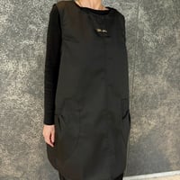 Work Cotton Apron / Black & Khaki