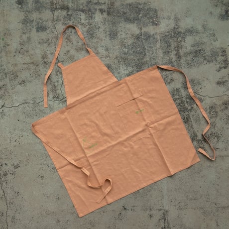 Fruity Linen Apron / Beige × LaFrance