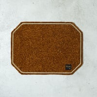 Velvet Luncheon mat / Gold brown