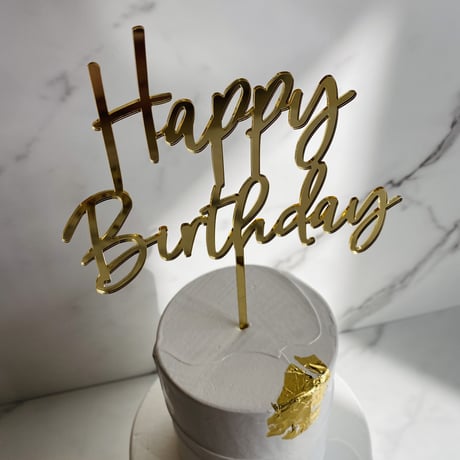 Cake topper "BirthDay①"