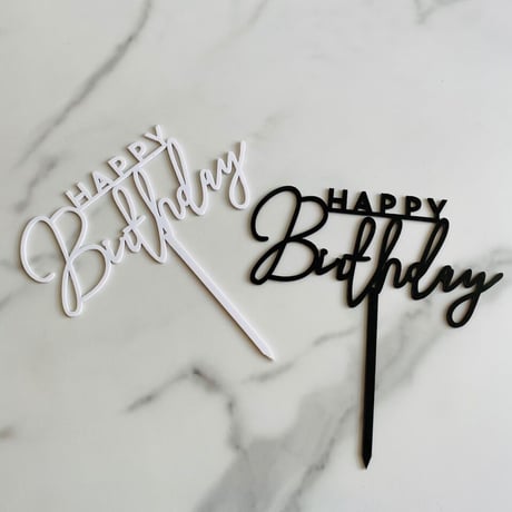 Cake topper "Birthday②"
