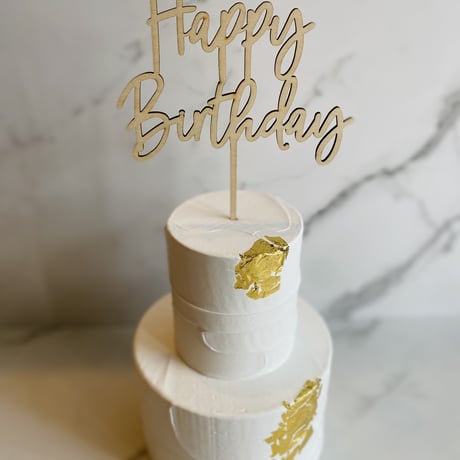 Cake topper "BirthDay①"