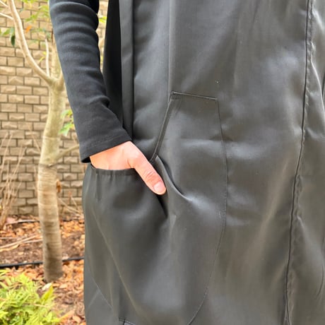 Work Cotton Apron / Black & Khaki