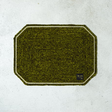 Velvet Luncheon mat / Olive