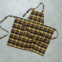 Check apron / Yellowbrown