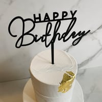 Cake topper "Birthday②"