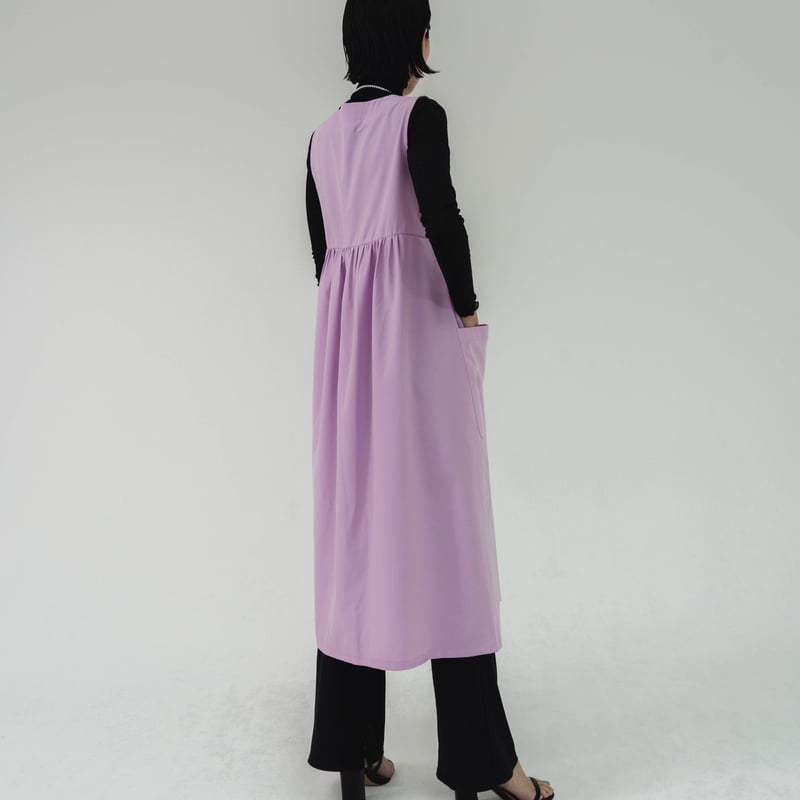 Cache-coeur Apron / Lavender | tirtha-kitchen