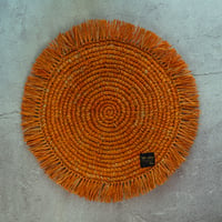 Raffia Luncheon mat / Orange