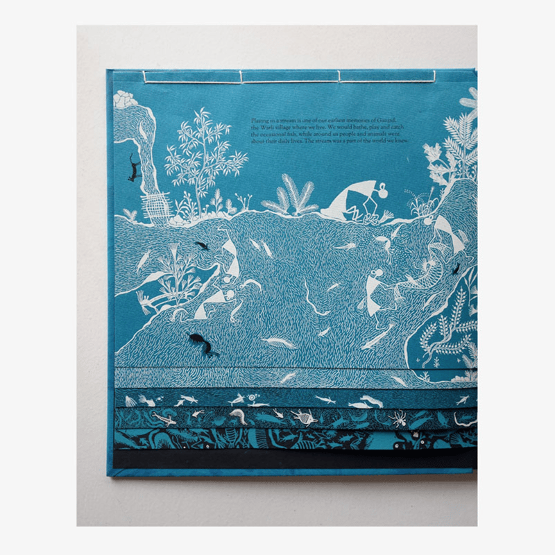 タラブックス the deep ハンドメイド インド アート 版画 The deep (Book) | FRANGIPANI India Art & Craft