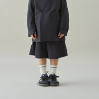 [MOUN TEN.] stretch nylon half pants (recycle) / black