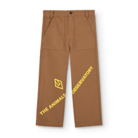 [THE ANIMALS OBSERVATORY] CONDOR KID PANTS / Brown
