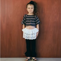 [Uhr] Border Short Tee / Gray / 3-4Yのみ