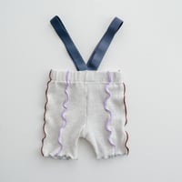 [yun baby.] Half Pants with suspenders  / Light Gray