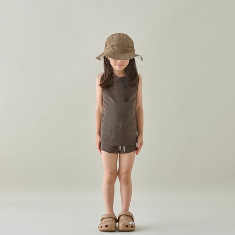 [MOUN TEN.] code pique swim shorts / coffee