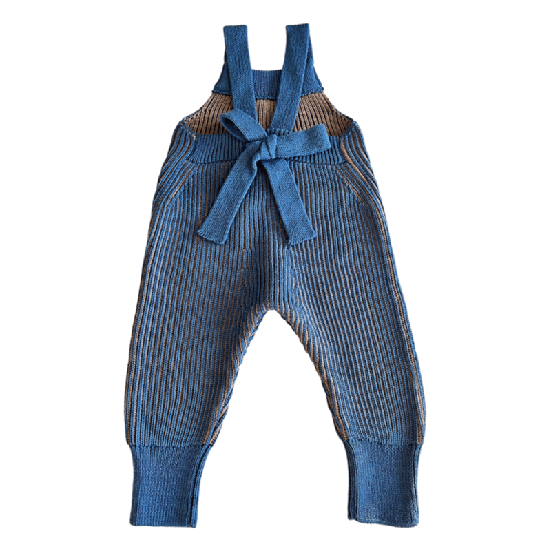 MABLI] TIRION DUNGAREES / AZURITE BLUE×PEACAN