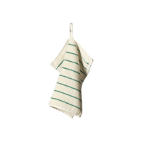 [BONGUSTA] Naram Wash Cloth / pure white & grass