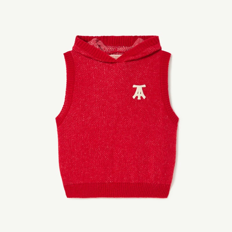 THE ANIMALS OBSERVATORY] YAK KIDS VEST / Red 6...