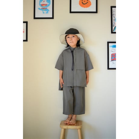 [MOUN TEN.] c/hemp karate pants / gray