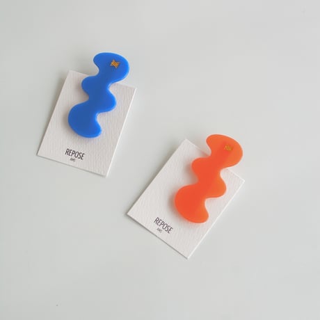 [Repose AMS] wavy hair clip / bright haze