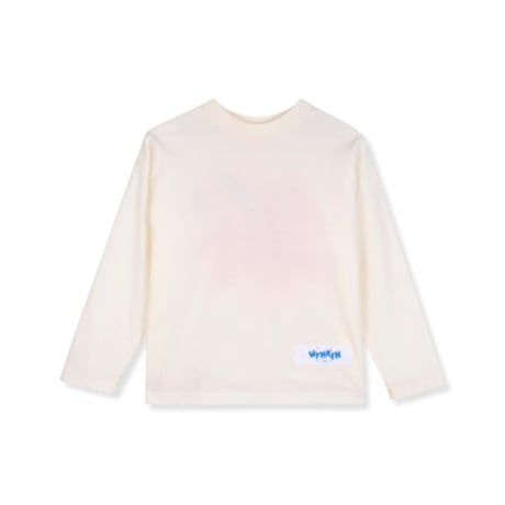[Wynken] LONG SLEEVE BON BON TEE / ECRU DOG