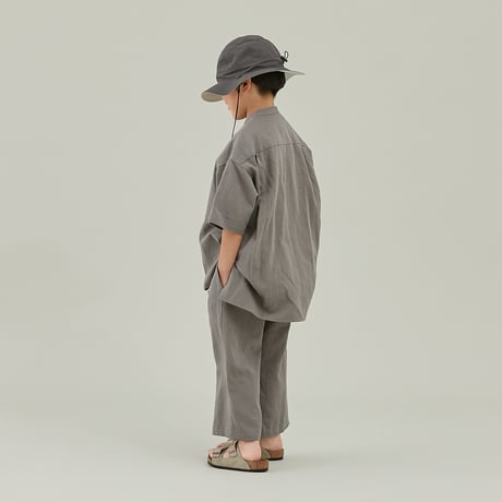 [MOUN TEN.] c/hemp karate pants / gray