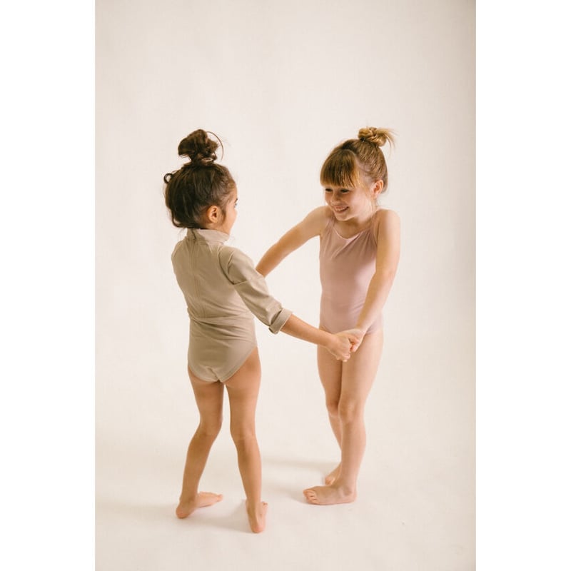 son and daughter swim wear 大人用 美品 Last one!! 6-12m(70-80cm) ｜Pear swimsuit | Herper Brown