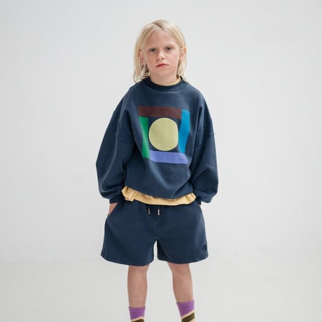 [Repose AMS] Crewneck sweater / midnight teal