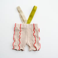 [yun baby.] Half Pants with suspenders 100 / Biscuit