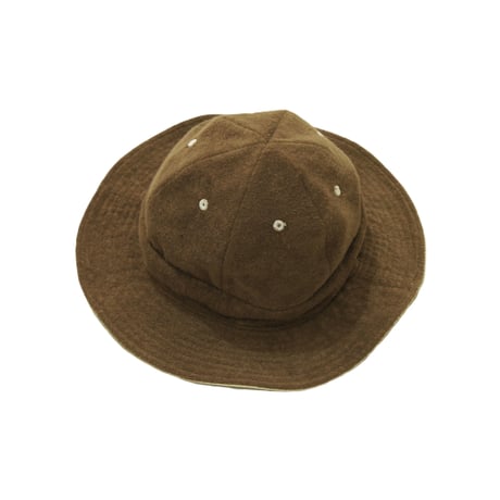 [MOUN TEN.] BABY reversible adventure hat / mocha x ecru
