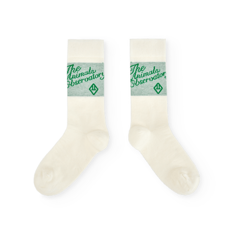 [THE ANIMALS OBSERVATORY] Snail Socks / green