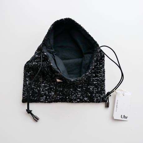 [Uhr] Spangle Pouch Bag / Silver, Leopardのみ