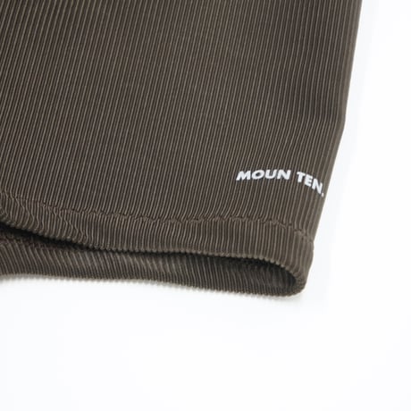 [MOUN TEN.] code pique swim shorts / coffee