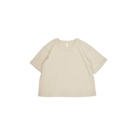 [MOUN TEN.] for baby vintage cotton big T / sand