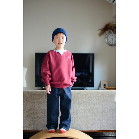 [TRUE ARTIST] Sweatshirts no7 Burgundy Red