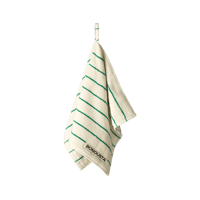 [BONGUSTA] Naram Guest Towels / pure white & grass