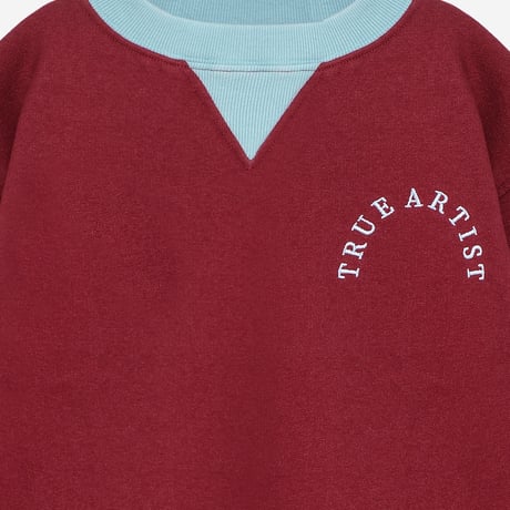 [TRUE ARTIST] Sweatshirts no7 Burgundy Red