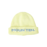 [MOUN TEN.] MOUN TEN. watch cap / lemon