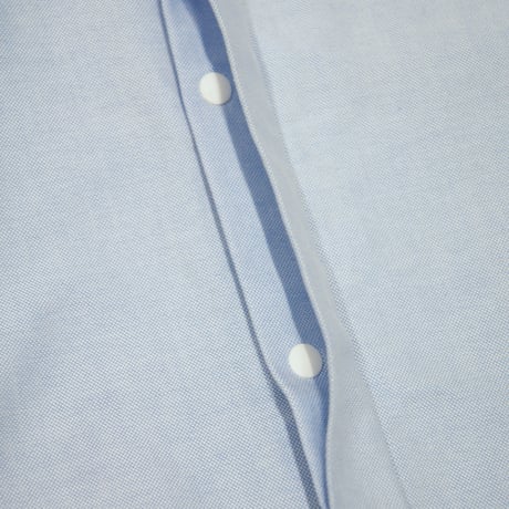 [MOUN TEN.] oxford bandcollar s/s shirt / saxe