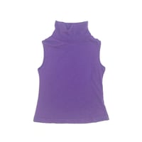 [LONGLIVETHEQUEEN] sleeveless turtle top / purple
