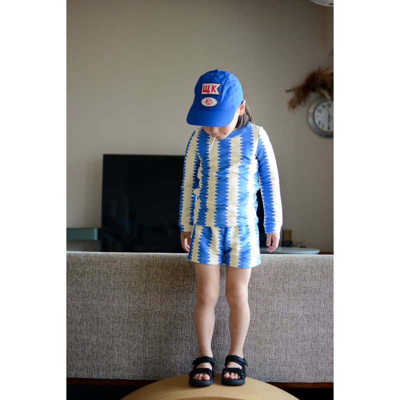 PEKPI] Boys Swim Shorts / Blueberry Wobble / 1