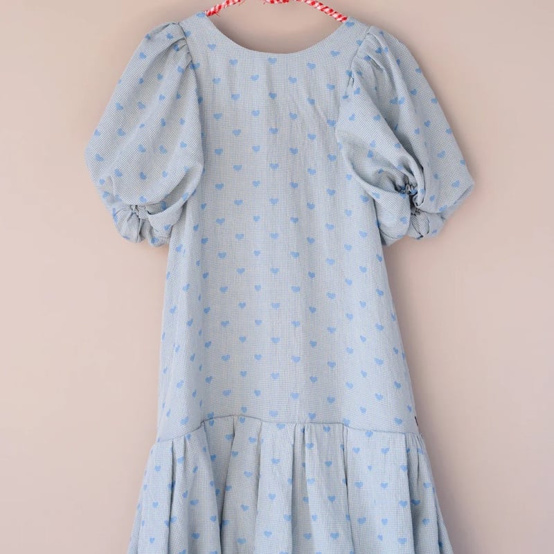 Uhr] Heart Mom Dress / Light Blue | Sun Sea Days