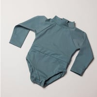 [Ina Swim] June Long Sleeve One-Piece / MOSS / 2Yのみ