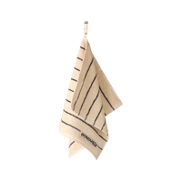 [BONGUSTA] Naram Guest Towels / creme & ink