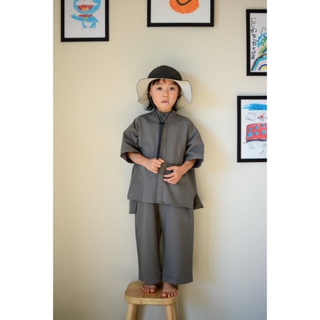 [MOUN TEN.] c/hemp karate pants / gray