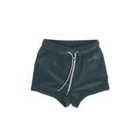 [MOUN TEN.] code pique swim shorts / bottle green