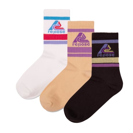 [Repose AMS] Sporty socks 3 pack / logo