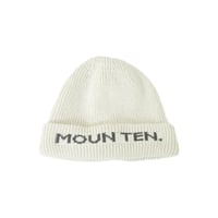 [MOUN TEN.] MOUN TEN. watch cap / ecru