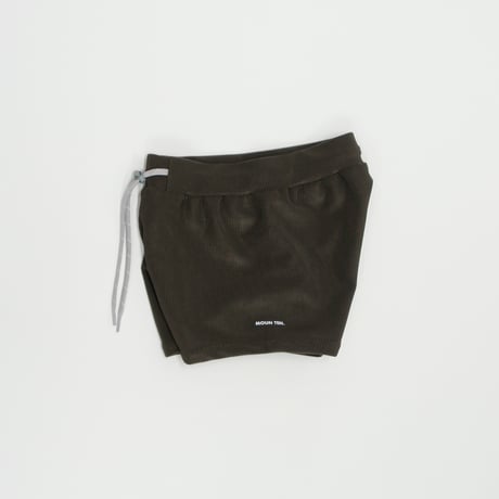 [MOUN TEN.] code pique swim shorts / coffee