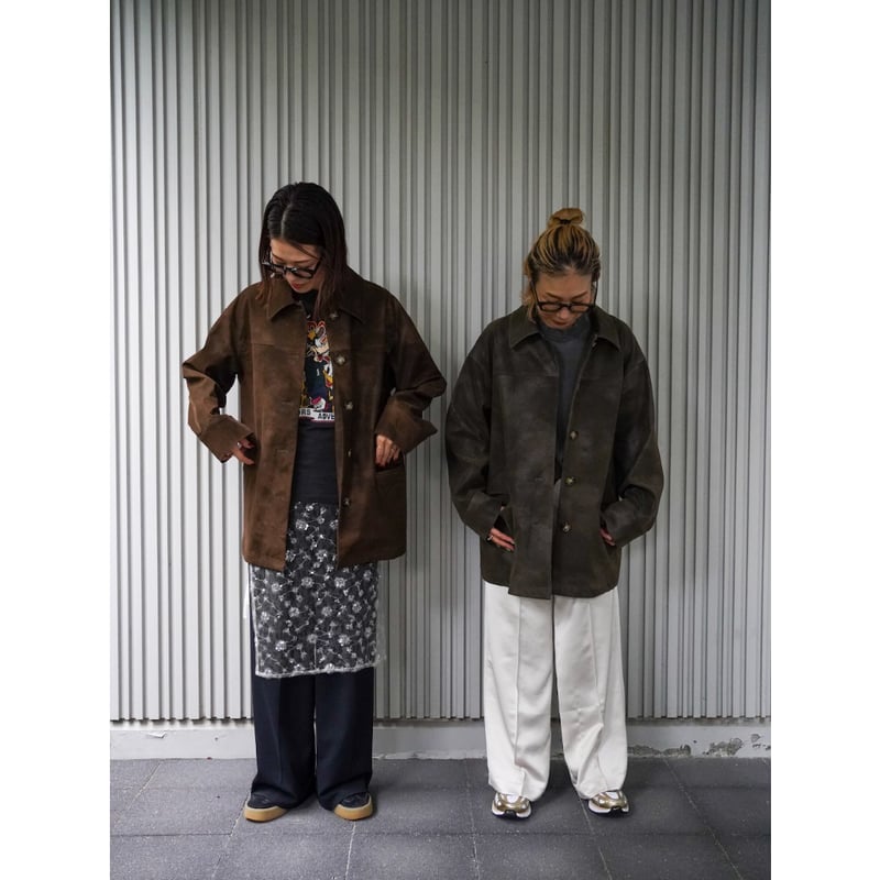 新品未使用】dium. DU250718 Fake Suede Jacket dium. DU250718 Fake