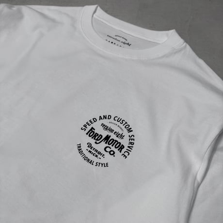 CIRCLE LOGO  ロンT / ホワイト